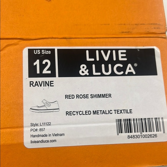 Livie & Luca Red Kids Shoes - Picture 3 of 4